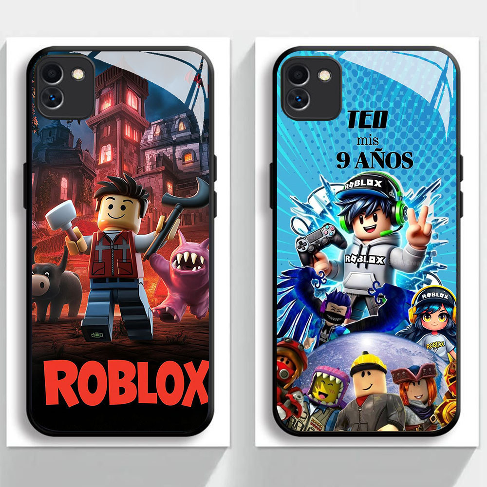 KB-12 Roblox Boys HD Glass Casing untuk Samsung A03 A04 A05 M04 F04 A04E Core