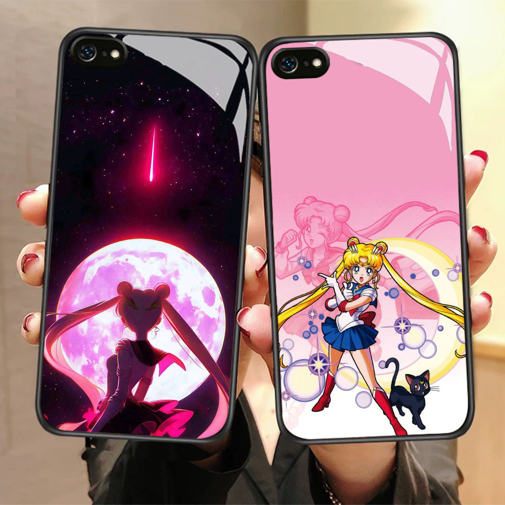 FX-79 Sasuke Uchiha HD Glass Casing untuk iPhone 6 6S 7 8 Plus SE X XS XR Max