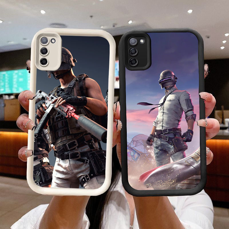 A2-48 pubg Case Lembut Casing untuk Samsung A03S M21 A31 S20 A02S F02S A71 FE M02S A51 M30S 2020