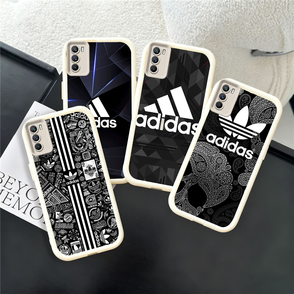 BU1 adidas kasus silikon Casing untuk OPPO A15 A15s A36 A17 A35 A16 A16K A18 A17K A33 A16s A31 A16E 