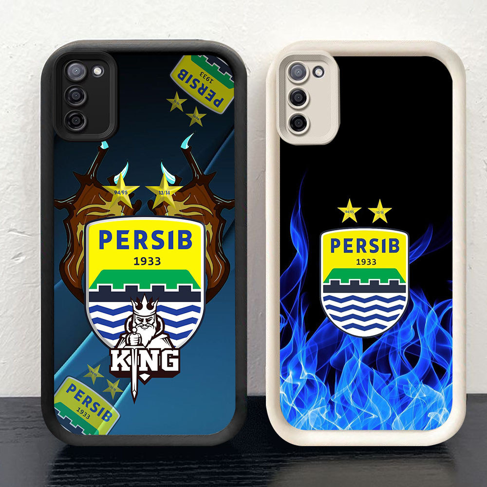 KD-28 Persib Bandung Casing HP Untuk Samsung A03S M30S A31 M02S F02S M21 A71 A02S A51 S20 FE