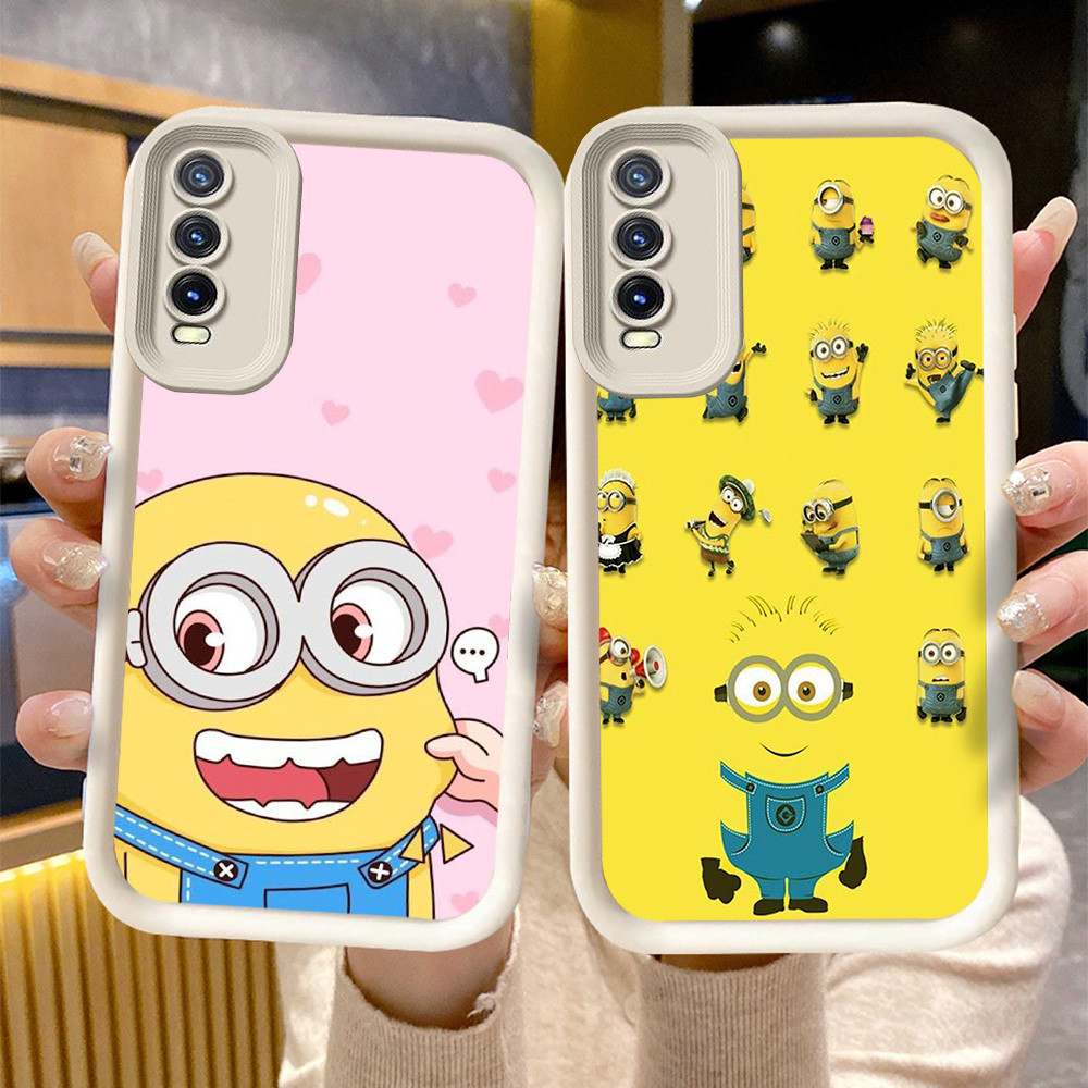 MH75 Minions Casing untuk Samsung A7 A30s A30 A10 A50s A50 2018 Kasus
