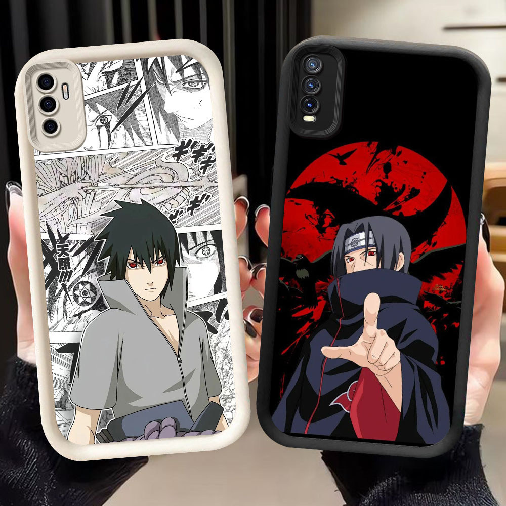 HM-55 Itachi X Sasuke SIlicone Case For VIVO Y20 Y20i Y11S S1 Y20S Y12S iQOO 13 V19 V50 Lite Pro