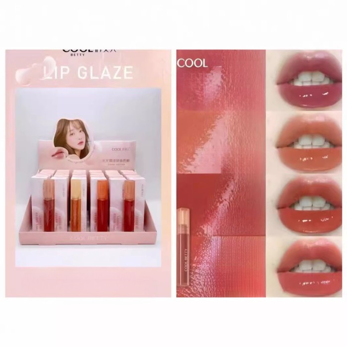 Water-glossy Mirror Lip Glaze Lip Gloss Lip Balm Lightweight Water-gloss Glass Lip Moisturizing Whi