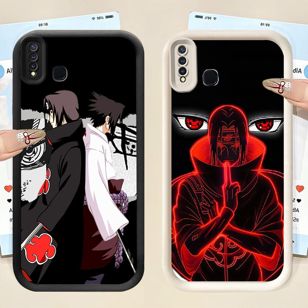 KT-12 Uchiha Itachi Casing HP Untuk VIVO Y17 V15 Y12 Y19 Y15 Y30 Y83 Y50 Y30I Z1 Pro