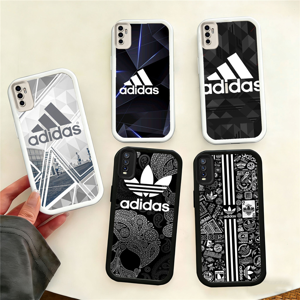 BU1 adidas kasus silikon Casing untuk VIVO V20 V25 V15 S1 V25E V27E V27 V23E V23 Pro 5G lunak
