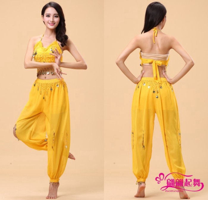 Belly Dance Costumes, Bloomers, Performance Clothes, New Indian Dance Performance Suits, Adult Danc