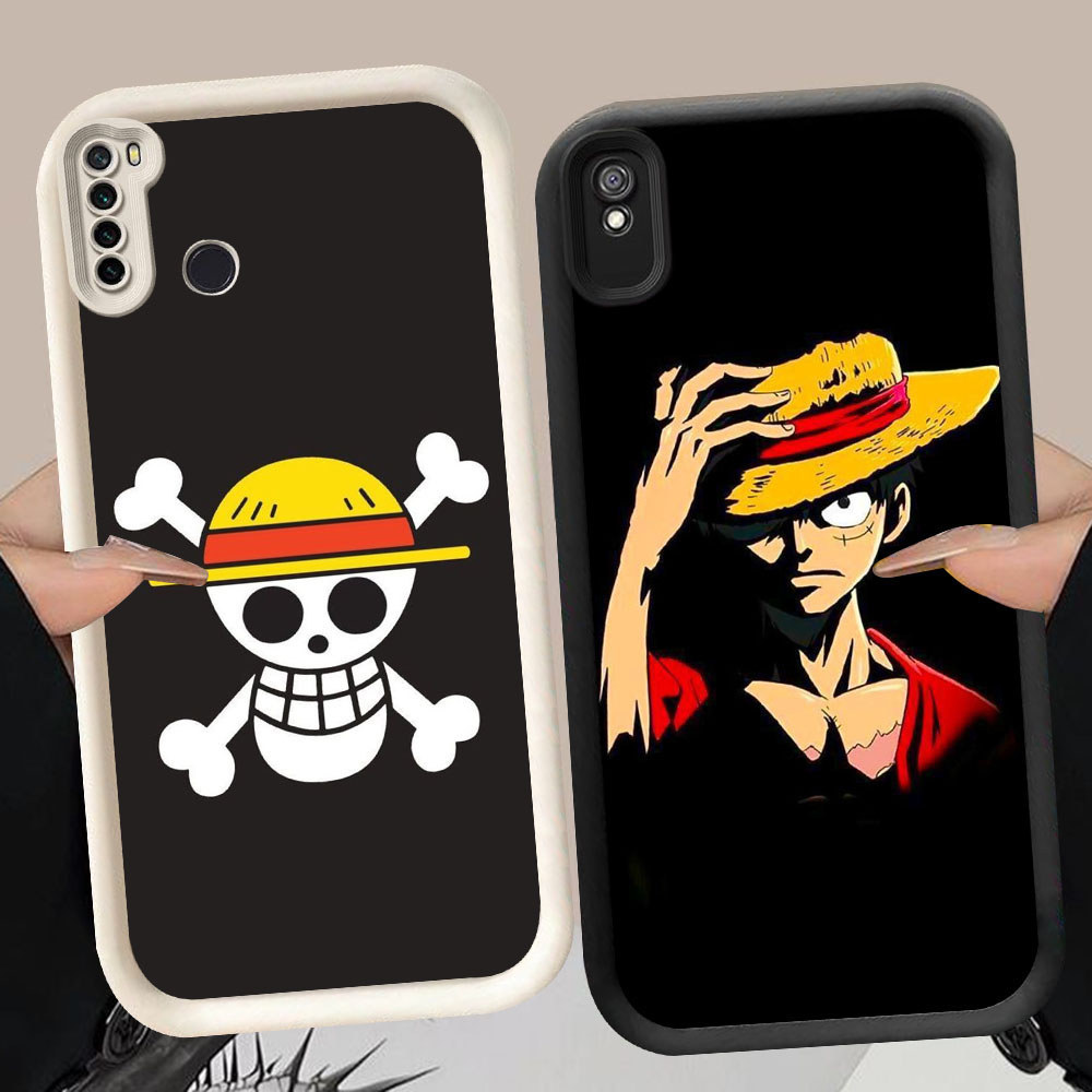 HM-64 Anime One Piece Casing HP Untuk Xiaomi Redmi Note 5 6A 7 9A A5 9T Poco M3 C71 Pro Plus