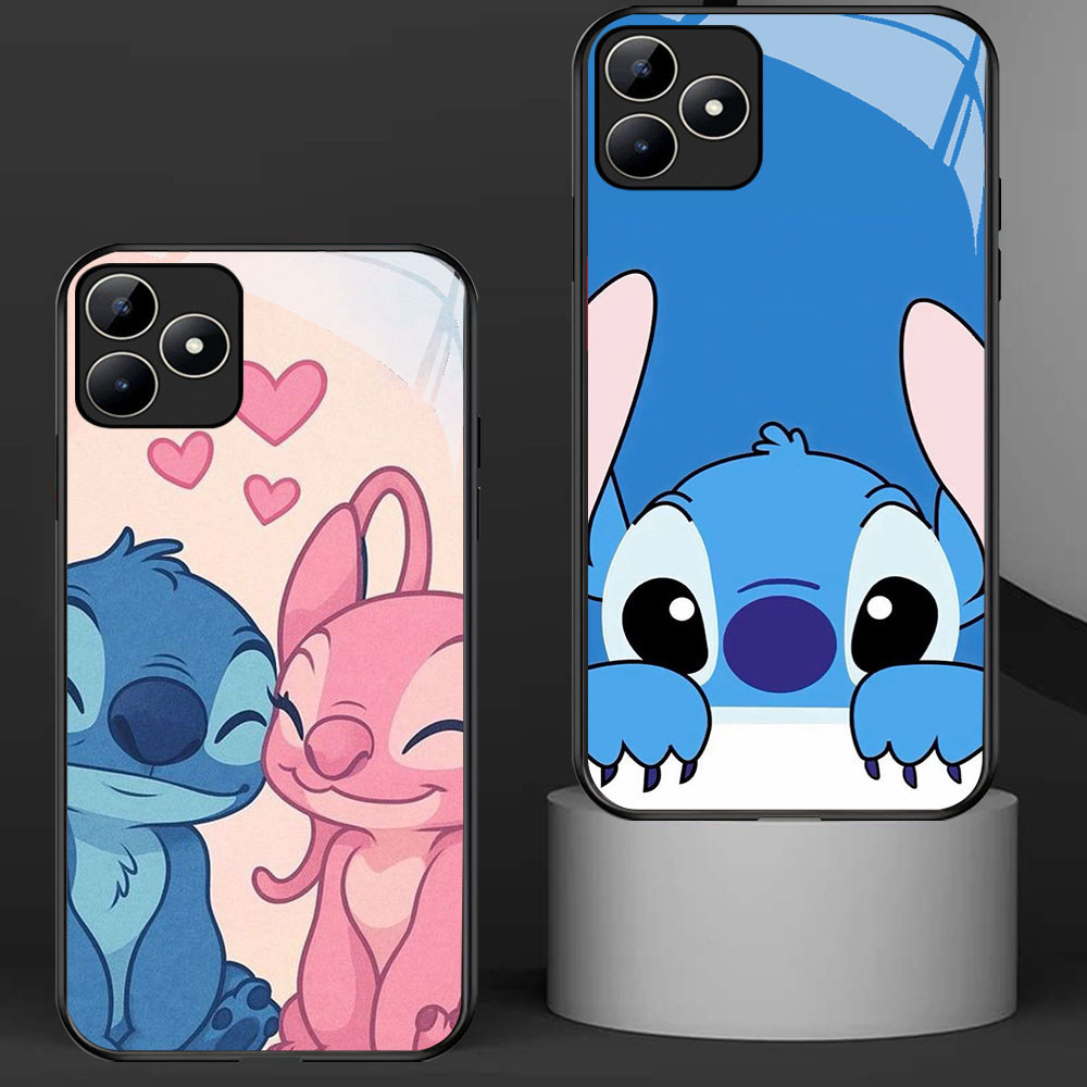 KD-35 Angel Stitch HD Glass Casing HP Realme 7i C67 C31 C55 C53 C33 C35 C17 GT 6 Narzo N53 50A Prime