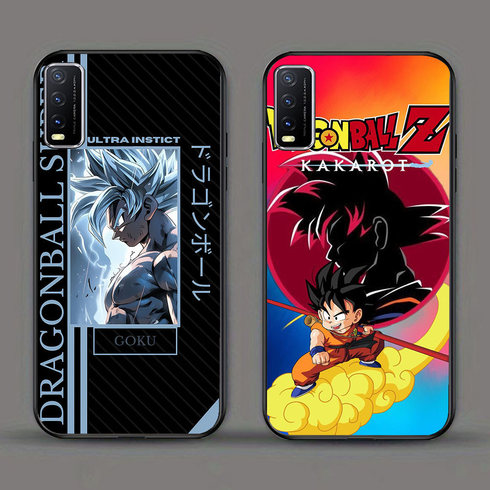 KD-90 Son Goku HD Glass Casing untuk VIVO Y12S Y20 Y20s Y20i V15 Y50 S1 Y30 V50 Y03 Y29 Lite Pro
