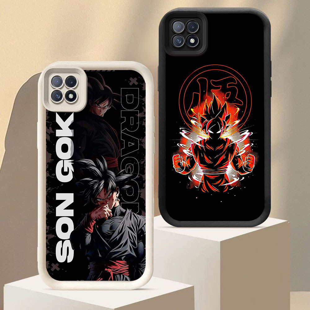 KD-90 Son Goku Murah Casing HP TPU Untuk Realme C12 C25 C25Y C21 C20 C21Y C20A C25S C11 Narzo 20 30A