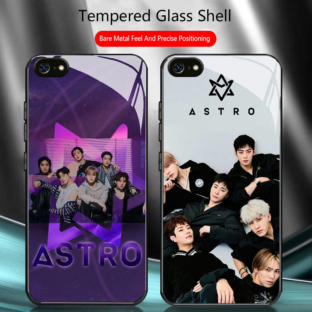 TS-35 ASTRO HD Glass Casing untuk iPhone 6 6S 7 8 Plus SE X XS XR Max