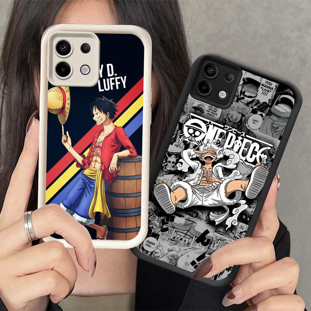 Casing HP Untuk Infinix Smart 7 9 ITEL A80 P65 Tecno POP 7 Spark 30C GO GT 20 Pro KR-15 Monkey D Luf