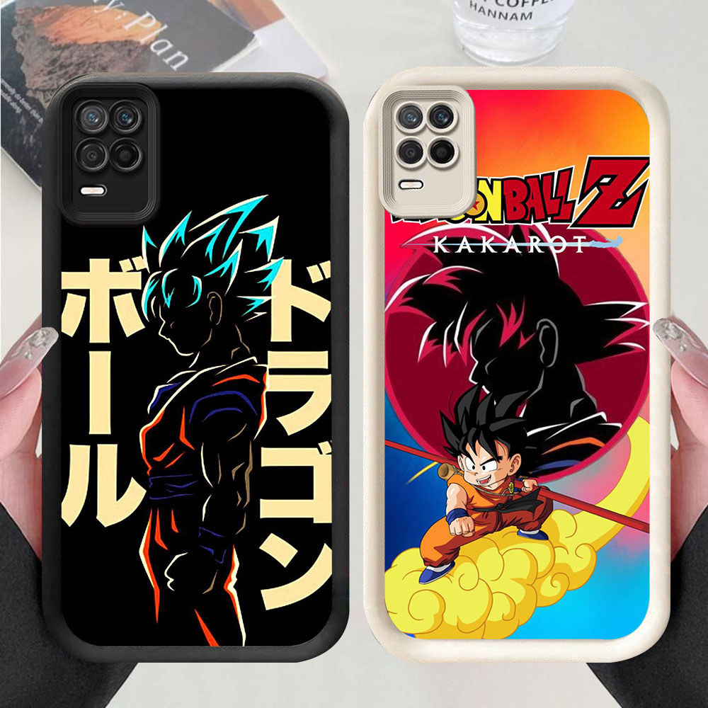 KD-90 Son Goku Murah Casing HP TPU Untuk Realme 8 8S 12 C67 V13 Q3 Narzo 30 Lite Pro