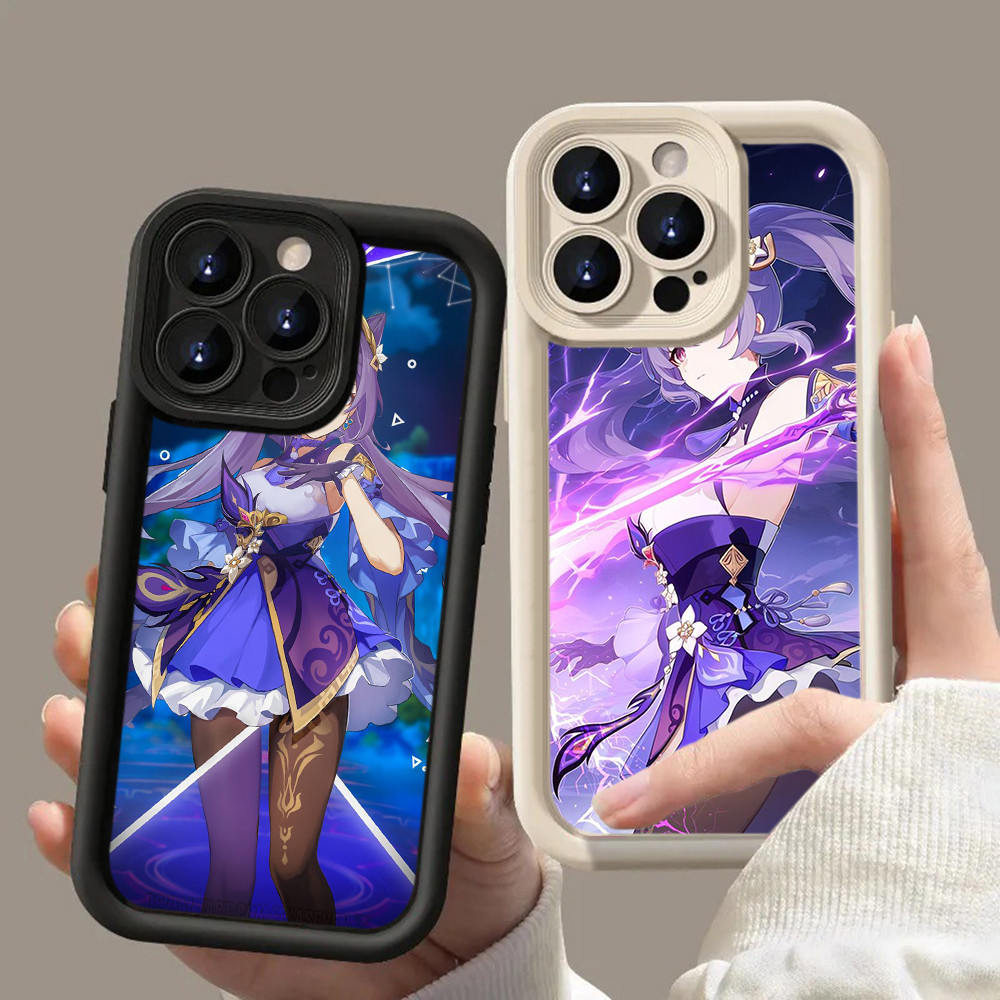 HA50 Genshin Impact Keqing Untuk Realme Casing hp Softcase Silikon Kasing untuk Realme 5 5i 5s 6i 7i