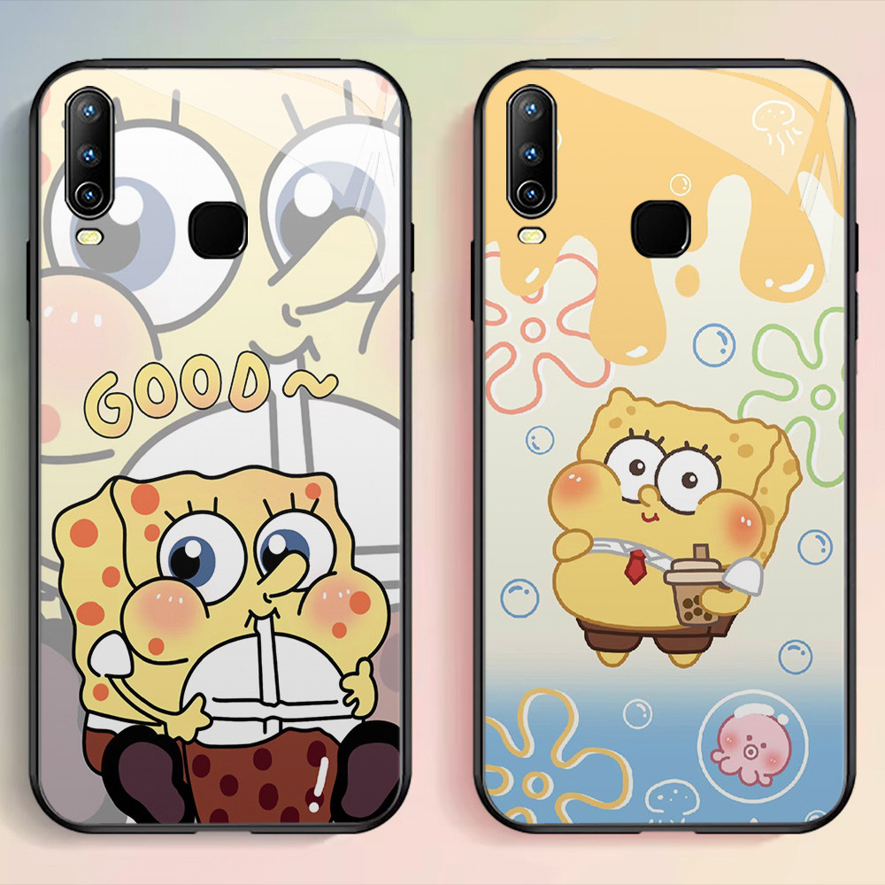 G-20 SpongeBob HD Kaca Casing untuk VIVO Y81s Y12i Y50 Y81 Y30 Y12 Y15 Y19 Y17 Y17S Y15S Case