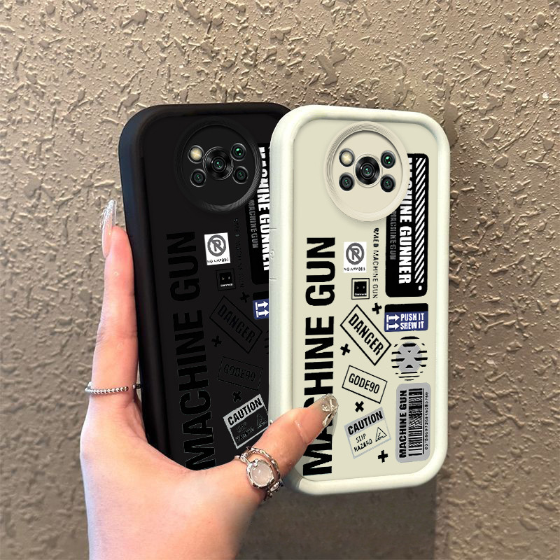 Senapan Mesin SoftCase Anti Jatuh FOR XIAOMIPOCO X3NFC POCO X3PRO POCO X3 POCO F7 POCO F6 5G POCO F5