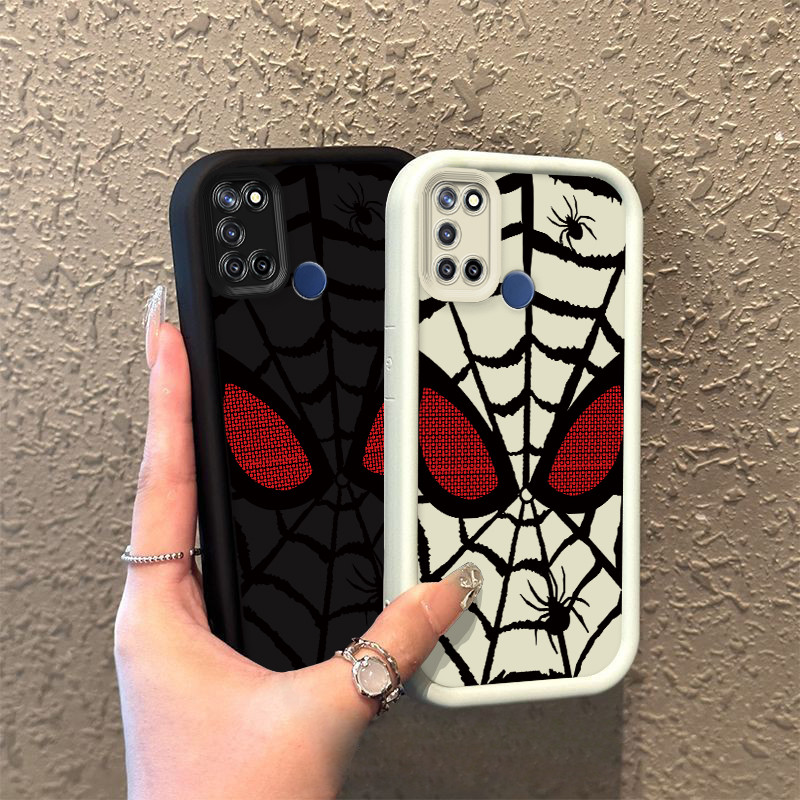 Spiderman SoftCase Anti Jatuh FOR RealmeC17 C15 C12 C11 2021 C11 C3 C2