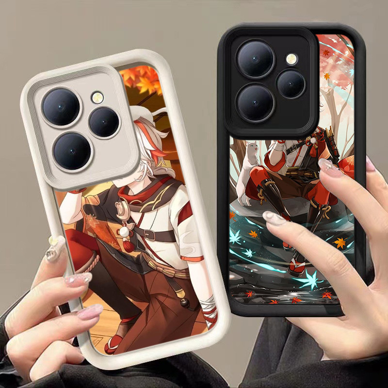 HA73 Kaedehara Kazuha Genshin Impact game Untuk Infinix Casing hp Softcase Silikon Kasing untuk Tecn