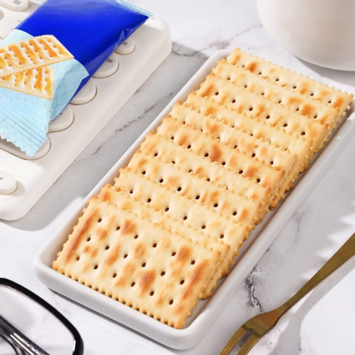 Sea Salt Soda Crackers Salty Sugar-free Soda Breakfast Meal Replacement Casual Snacks Snack Color B