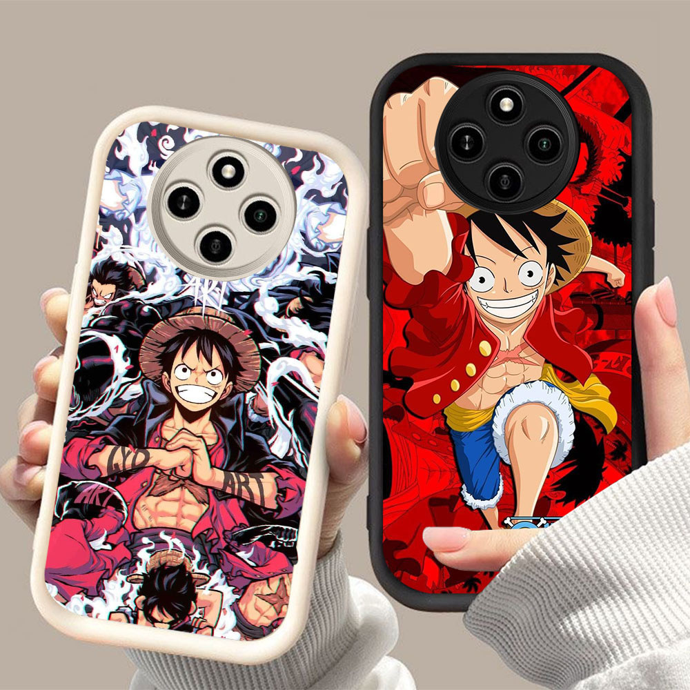 HM-24 Monkey D. Luffy Casing HP Untuk Xiaomi Redmi A3 14C A3X Poco X3 C61 C75 NFC Pro
