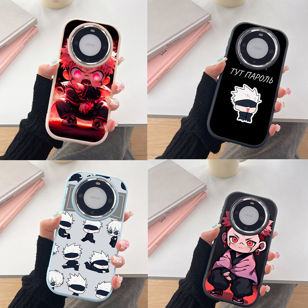Softcase Silikon Plating Casing Hp Case untuk Redmi Note 10s 9S 9 8 10 Pro Max 10 5G KK23 Jujutsu Ka