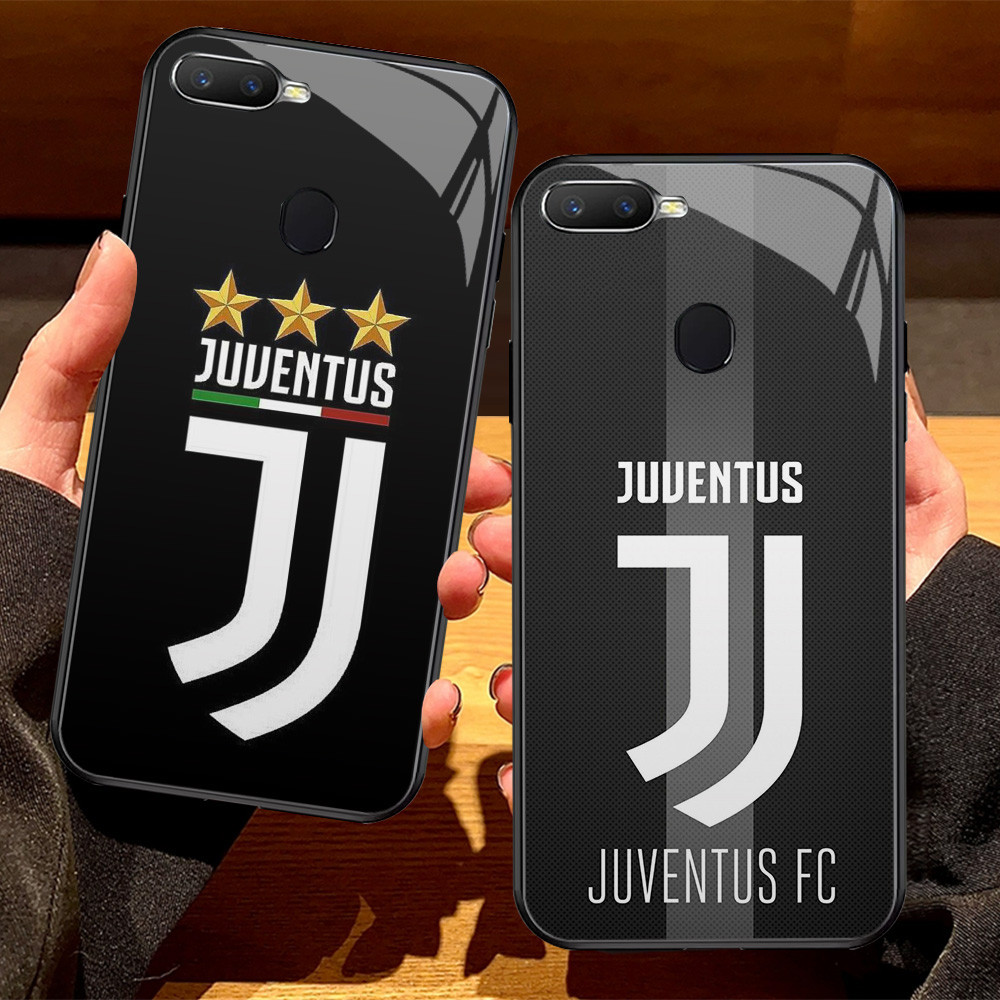 G-28 Juventus HD Kaca Casing untuk OPPO F9 Pro F5 A11K A3S F7 A5S A7 A12 A12E A12S Case