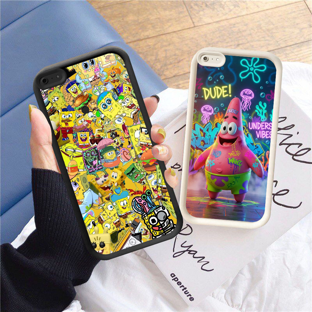 MM-28 SpongeBob SquarePants Casing Hp Untuk OPPO Realme Narzo C30S A37 A83 A39 F5 C30 N65 Narzo50iPr