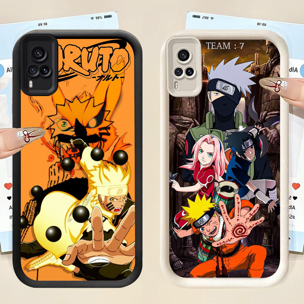 KT-72 Naruto Anime Casing HP Untuk VIVO Y51 Y53s Y33 Y73 V21E V21 Y51S Y31 Y51A