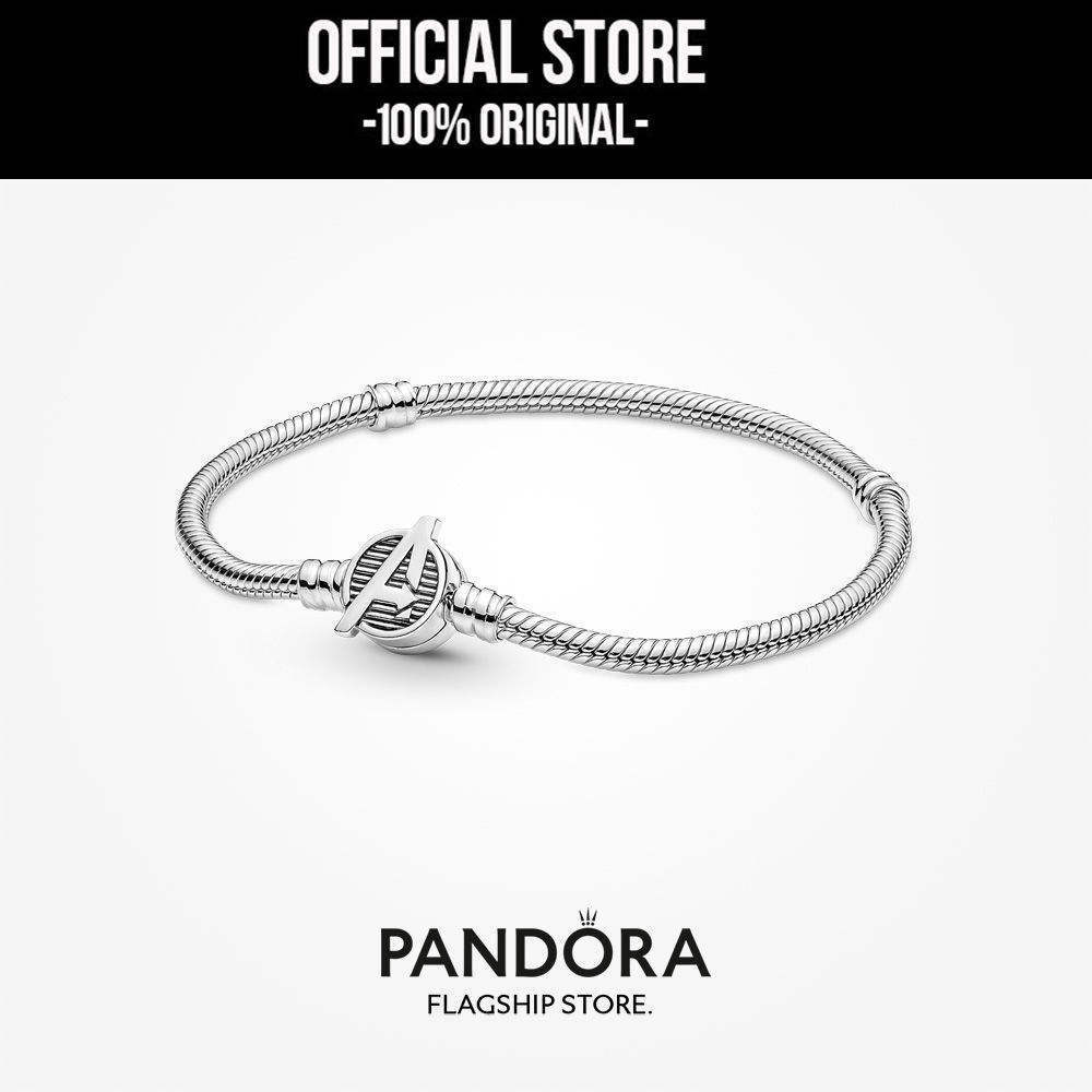 Pandora x Marvel The Avengers Clasp Snake Chain Bracelet Gelang Wanita Manis & Elegan | Perhiasan Ca
