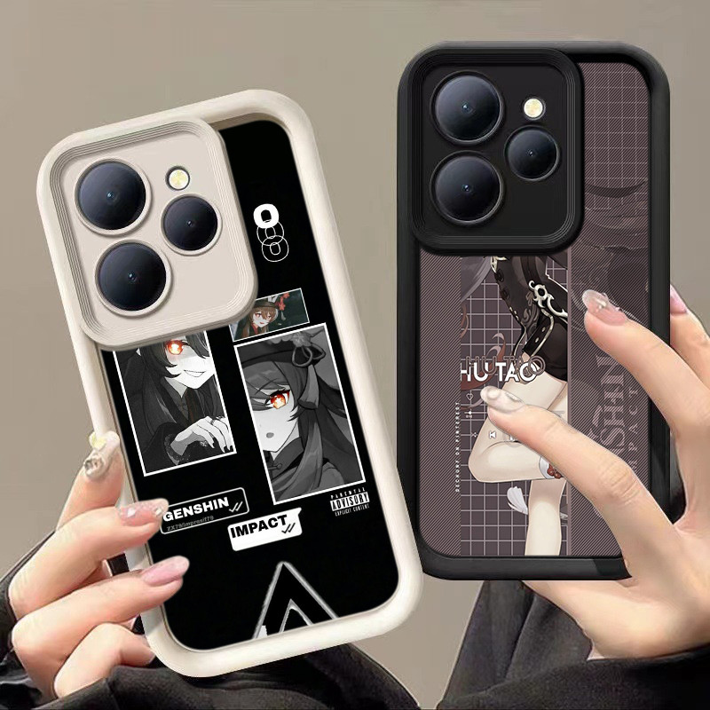 HA68 Hu tao Genshin Impact game Untuk Infinix Casing hp Softcase Silikon Kasing untuk Tecno POP 9 8 