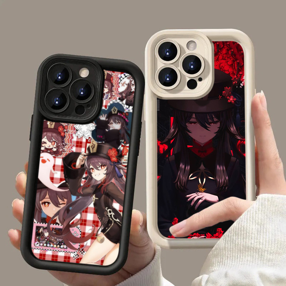 HA32 Genshin Impact game Hu tao Untuk Realme Casing hp Softcase Silikon Kasing untuk Realme C11 2021