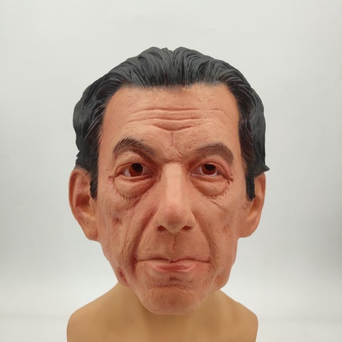 New Character Mask Imran Khan Latex Mask Latex Headgear Spoof Character Headwear