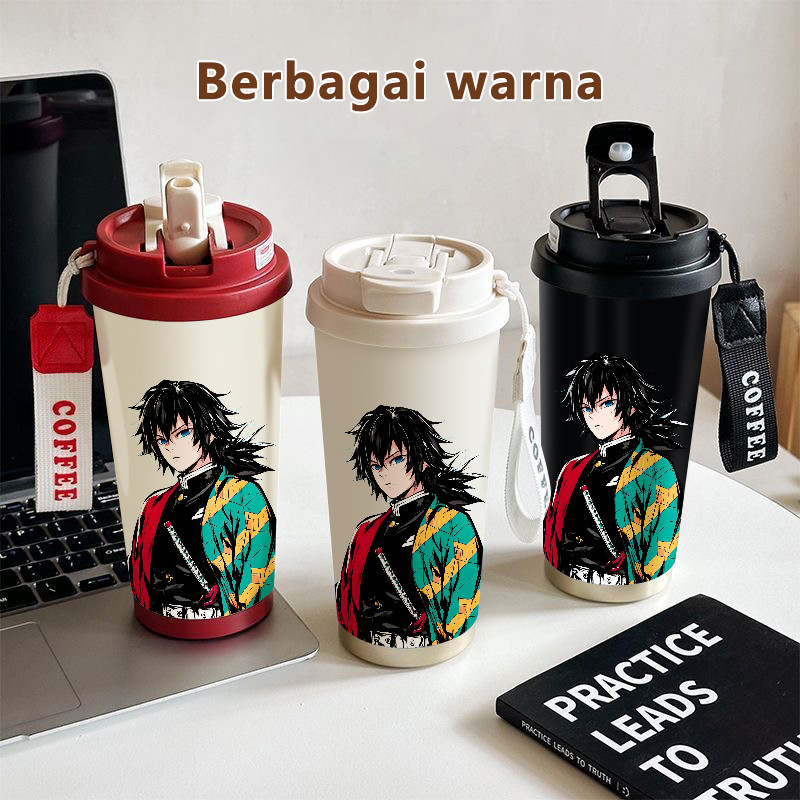 Anime Character Blue COD  Tumbler kopi 500ml  Bottle Premium Termos air panas  Stainless steel 316 V