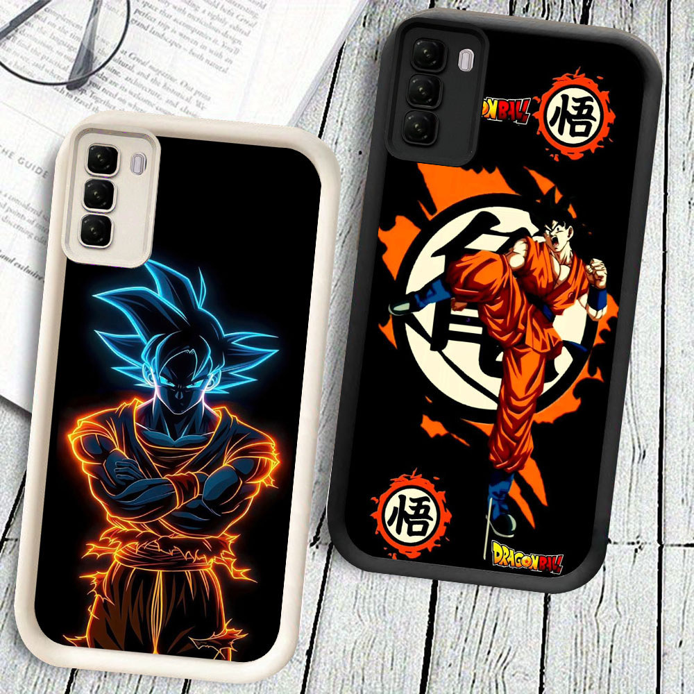 KD-13 Goku Casing HP Untuk Infinix Tecno Camon Spark 40 ITEL City 100 HOT 60 Pro