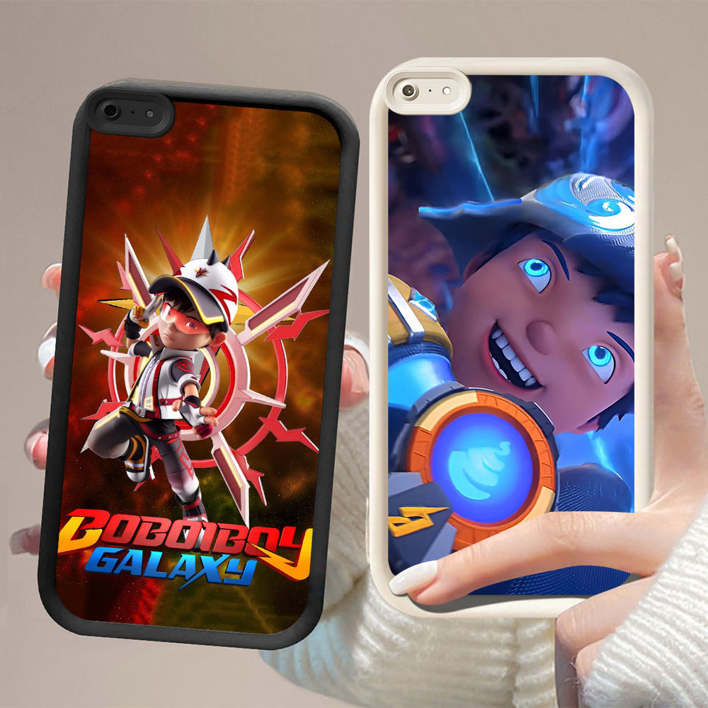 DW-9 Boboiboy glaxy Silicone Casing hitam putih untuk for Realme Narzo A37 P1 C30 Narzo50iPrime A83 