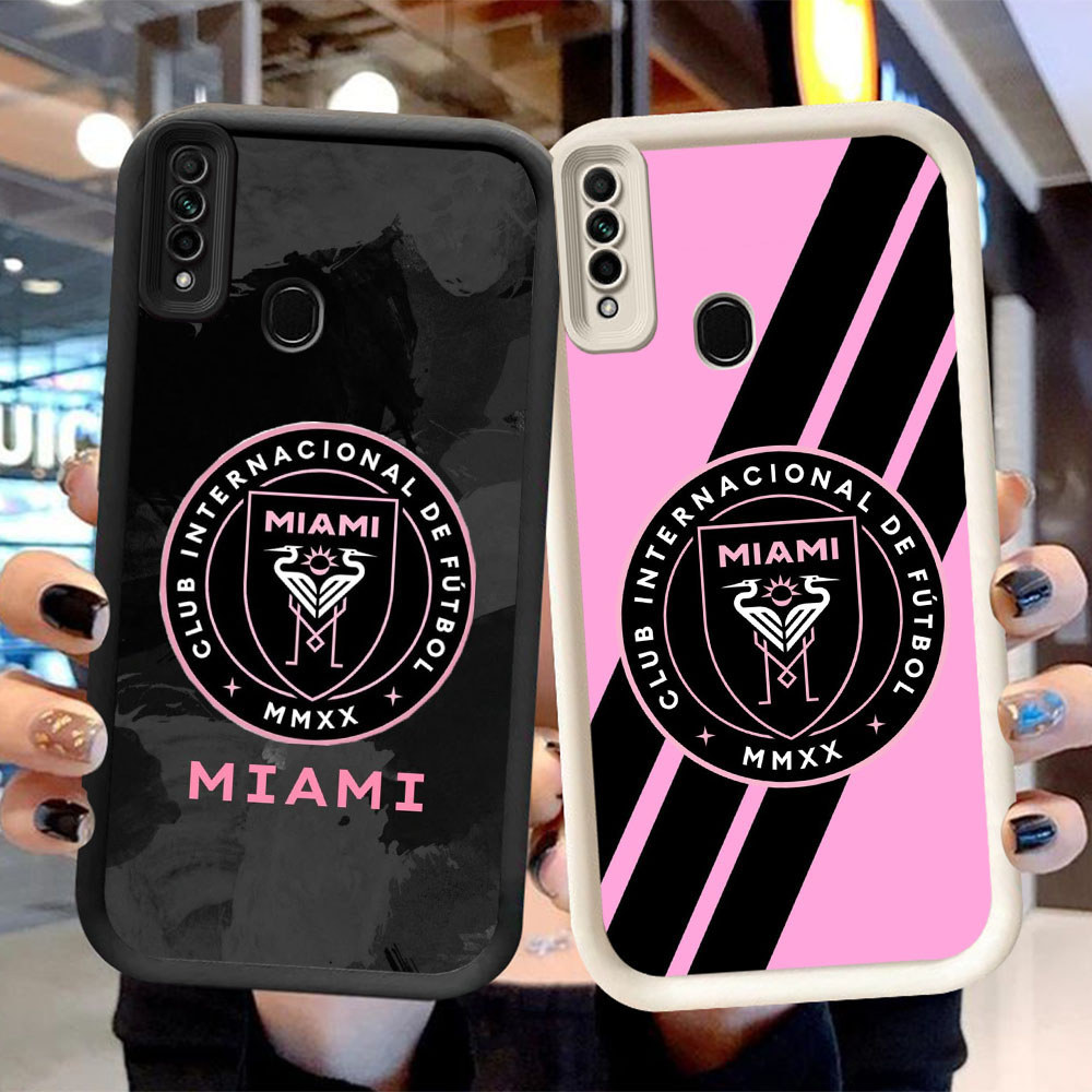 FX-43 Inter Miami Messi Shockproof Casing untuk OPPO A5i A31 F15 A91 Reno 3 Realme 6i 5s 5i 5 Narzo 