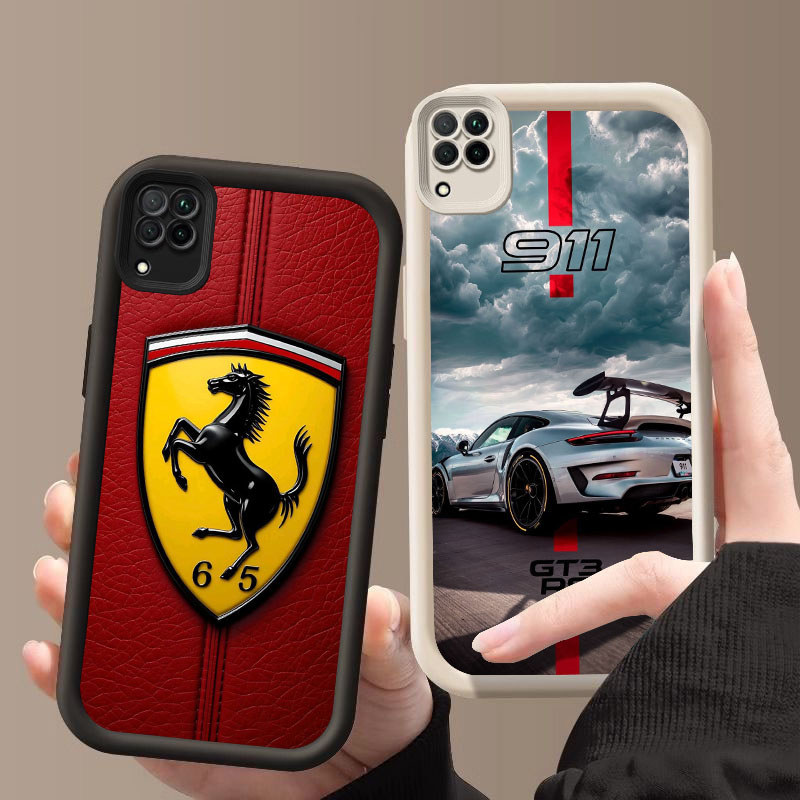 A2-17 Ferrari Case Lembut Casing untuk Samsung A12 A22 5G
