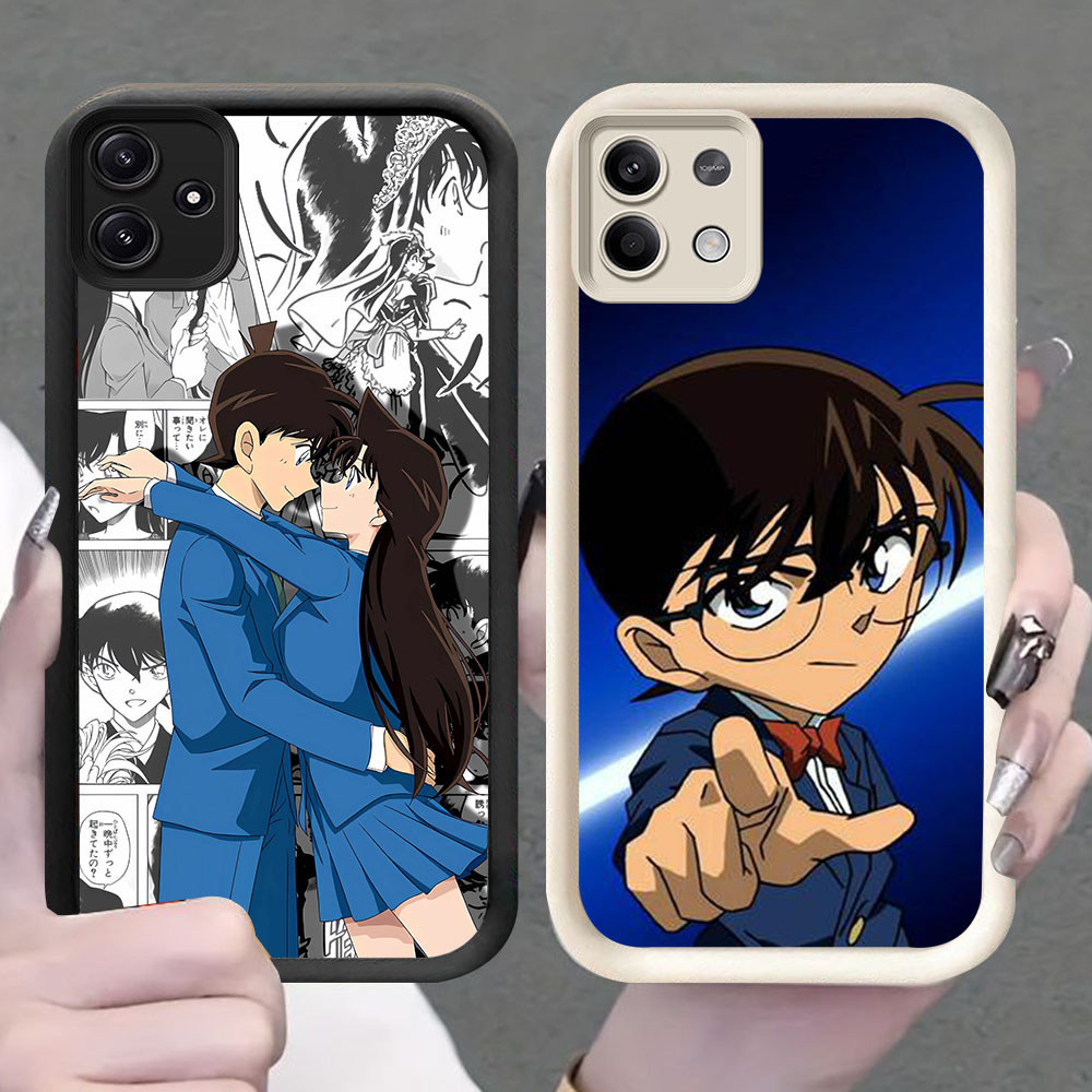 BF-12 Detective Conan Casing HP Untuk Xiaomi Redmi Note 12 13 14 Pro