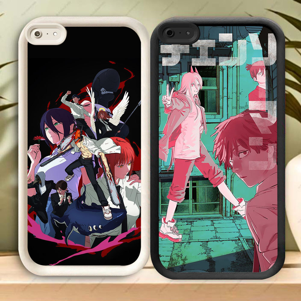 TS-1 Chainsaw Man Murah Casing HP TPU Anti Gores Realme C30 C30S C15 12 P1 Narzo 50i Prime Pro Plus