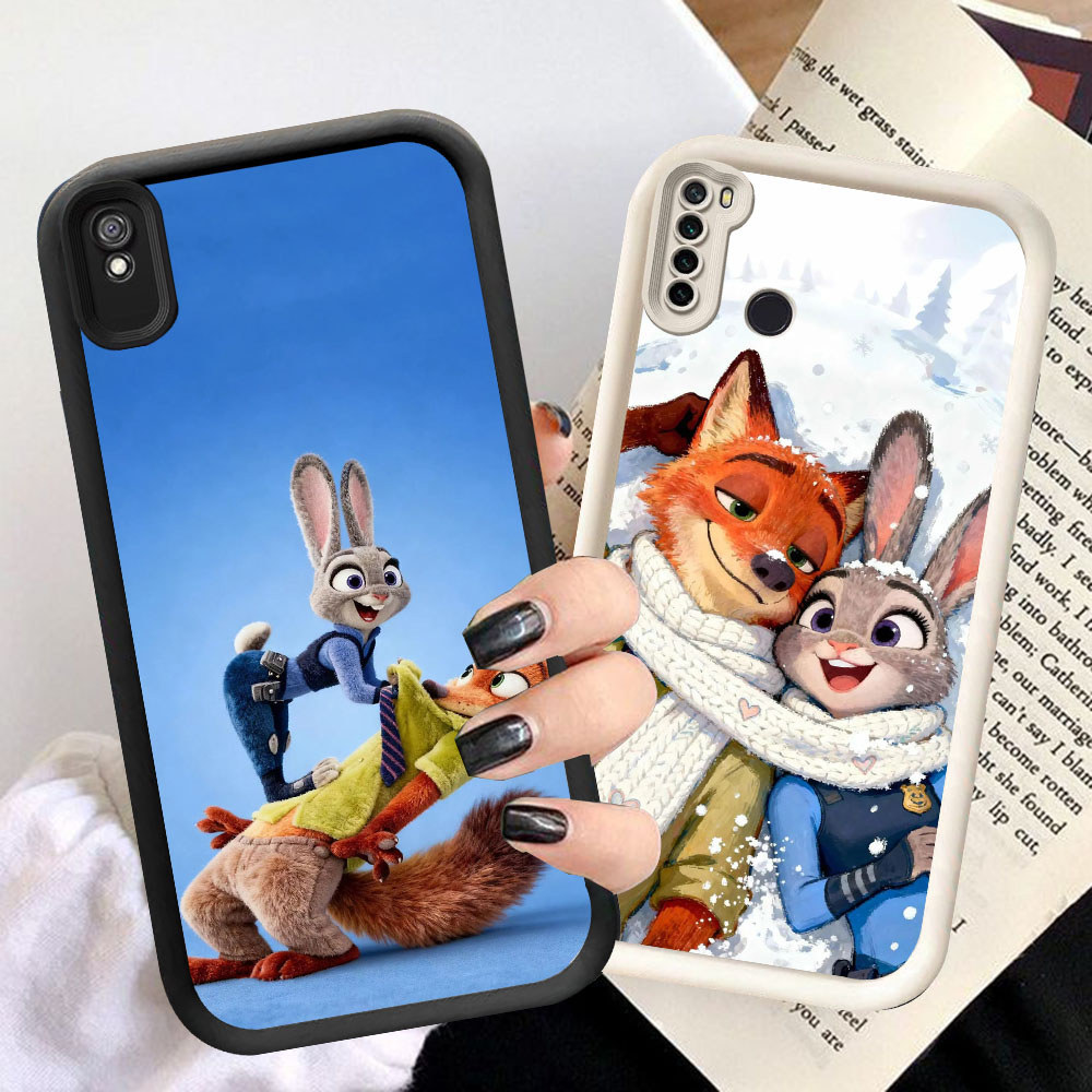 Casing HP Untuk Xiaomi Redmi Note 5 6A 7 9A A5 9T Poco M3 C71 Pro Plus HR-64 Judy Nick Zootopia