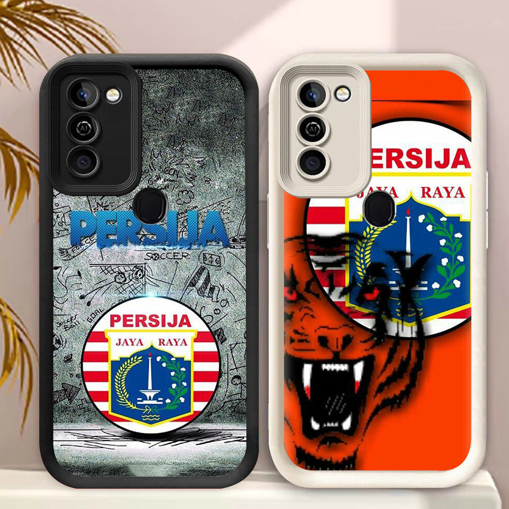 MH50 Persija Casing untuk Infinix Smart 6 5 Ram2 Ram3 10 Plus Kasus