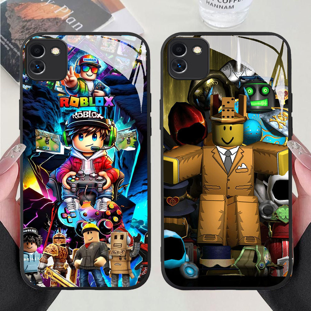 KB-34 Roblox HD Glass Casing untuk Samsung A03 A04 A05 M04 F04 A04E Core