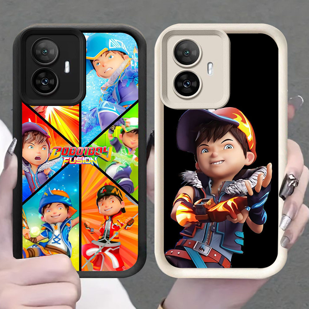 BF-3 Anime Boboiboy Murah Casing HP TPU Realme 2 7I 14 14T C17 C55 Note 70 70T Narzo N55 80 Lite Pro