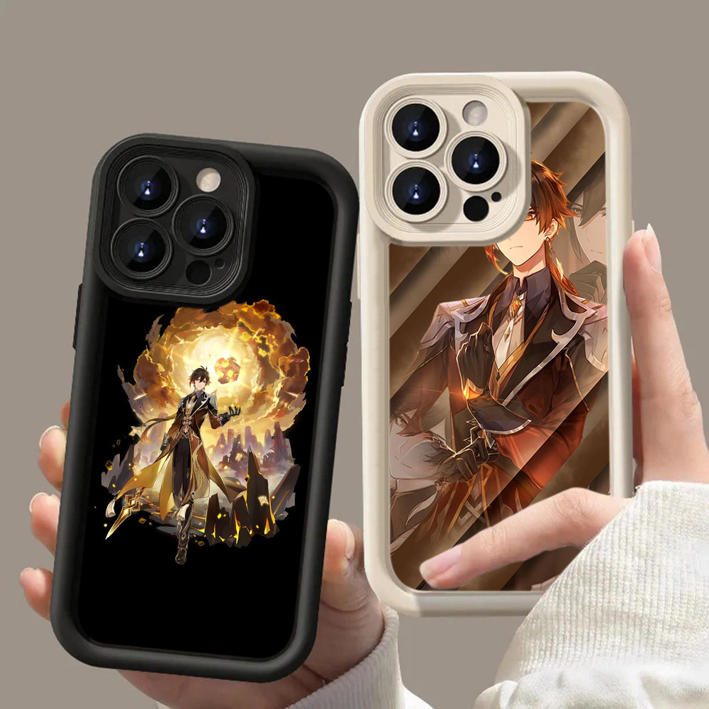HA123 Zhongli Genshin Impact Untuk Realme Casing hp Softcase Silikon Kasing untuk Realme Narzo 50i 5