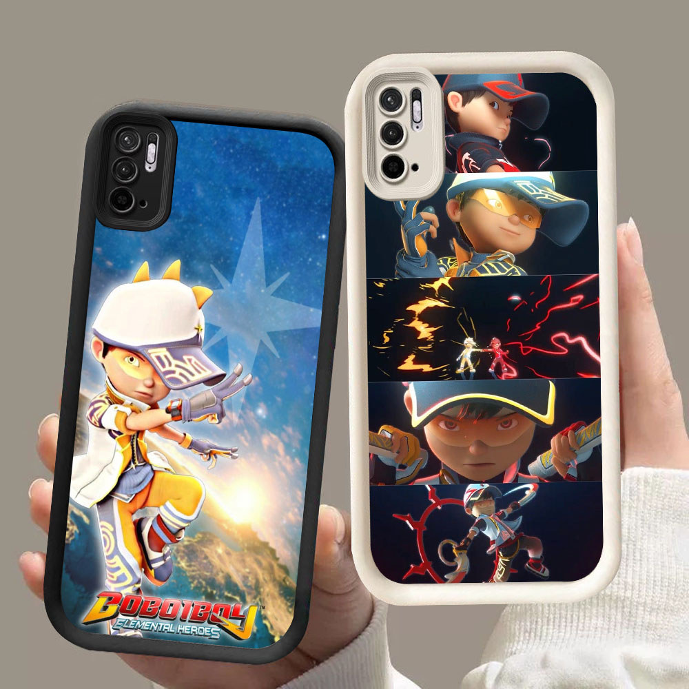 KB-4 BoBoiBoy Nova Casing HP Untuk Xiaomi Redmi Note 10 10S 10T POCO M5S M4 Lite Pro