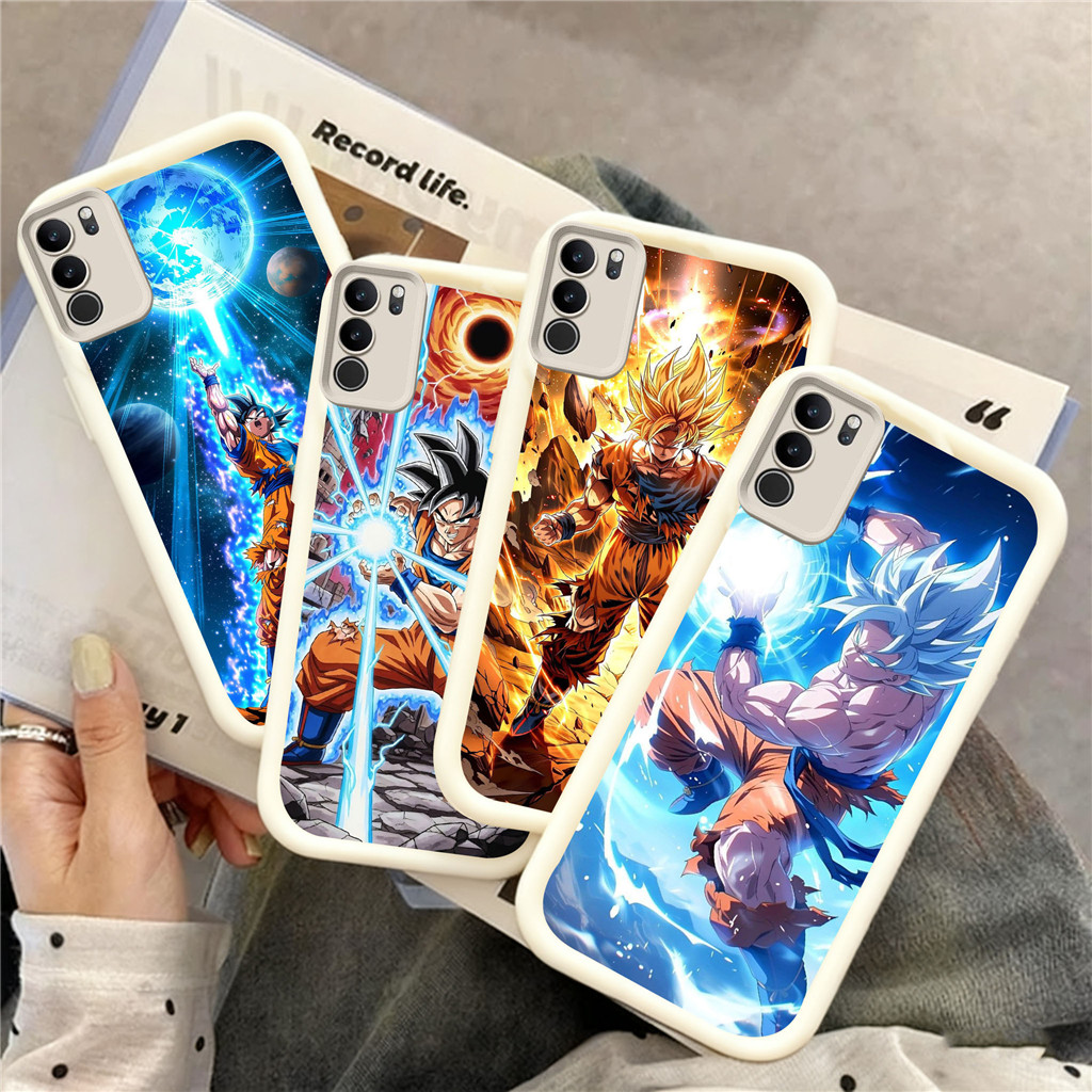 DH12 Dragon Ball Goku Casing untuk kasus silikon lunak VIVO V9 Y15 V30 Y02a Y02t Y100 V40 Y02 Y03 Y1