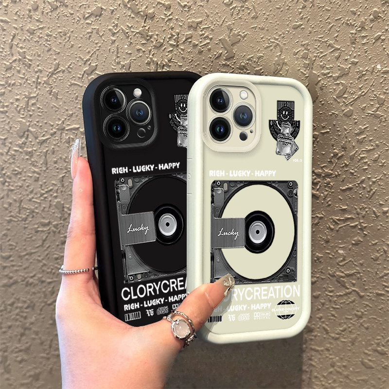 Piringan Hitam SoftCase Anti Jatuh FOR IPHONE13PROMAX IPHONE13PRO IPHONE13