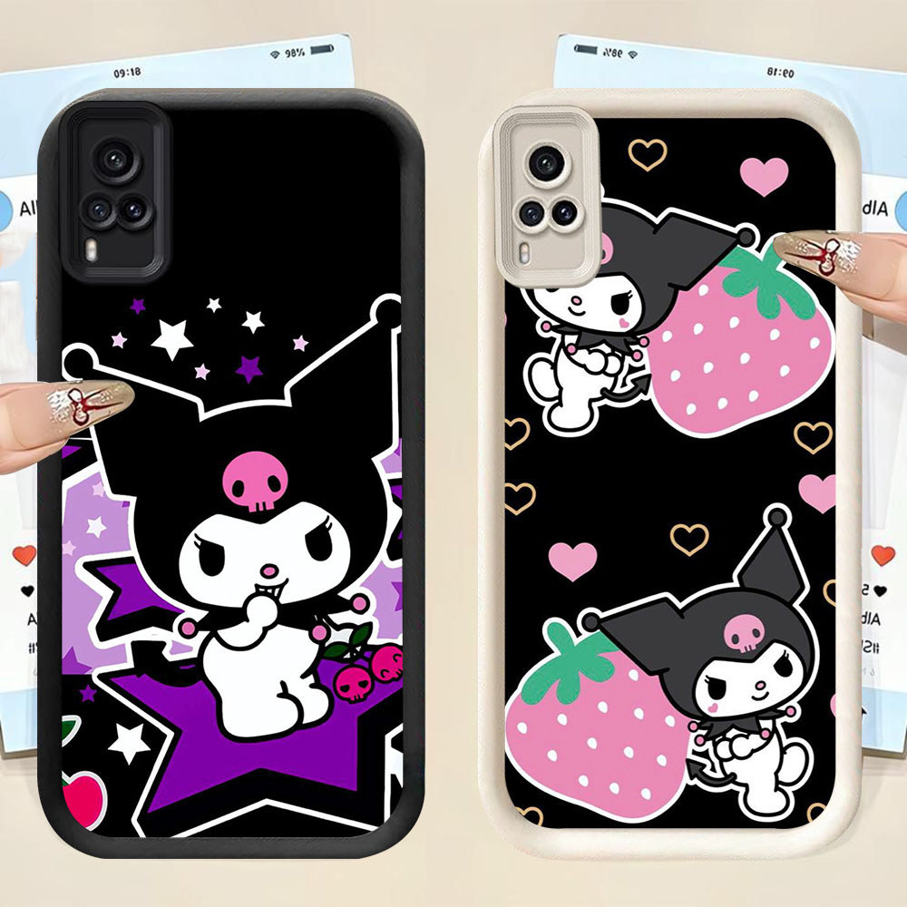 FX-54 Kuromi Shockproof Casing untuk VIVO Y51 Y51A Y73 V21 Y53s V21E Y51S Y31 Y33