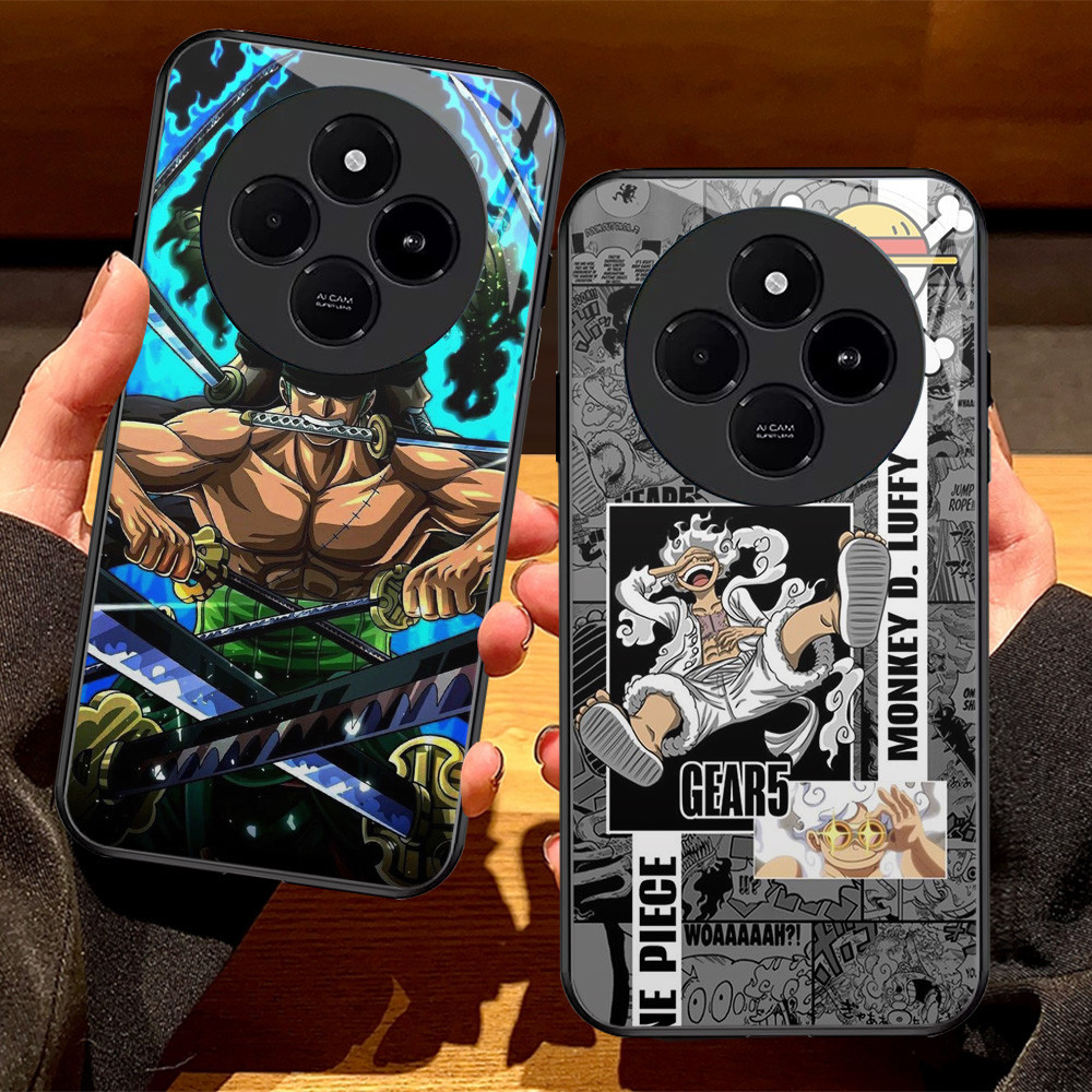 G-15 Zoro One Piece HD Kaca Casing untuk Xiaomi POCO X3 NFC C3 C75 C31 Pro Case